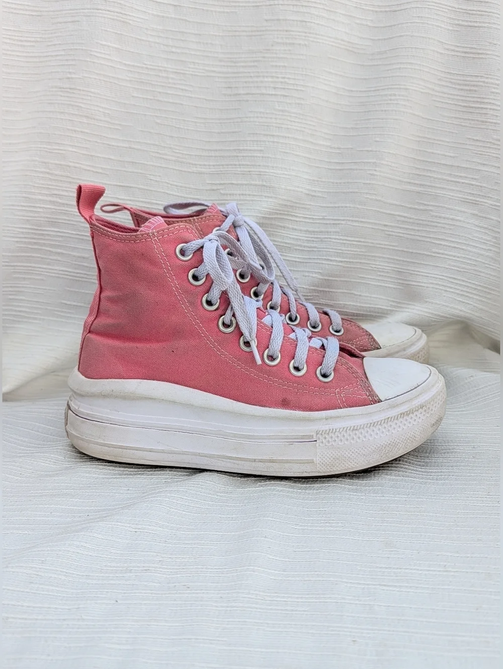 Converse Chuck Taylor All Star Platform High Top Sneakers - Pink Youth Size 3.5